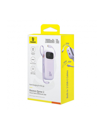 BASEUS POWERBANK QPOW2 20000MAH 30W (FIOLETOWY) nr 2