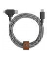 Native Union Belt Universal Cable USB-A – micro-USB/Lightning/USB-C zebra (BELTCCLZEBNP) - nr 1