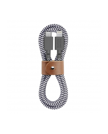 NATIVEUNION BELT CABLE USB-C LIGHTNING ZEBRA - KABEL USB-C DO LIGHTNING (IKLNUBCCZ)