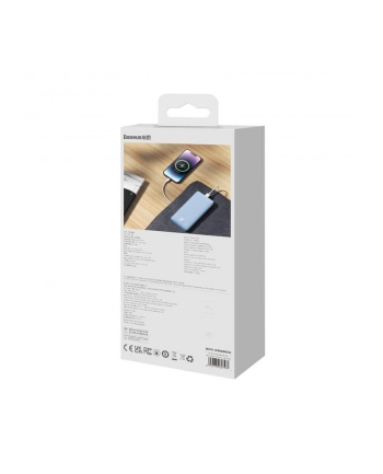 BASEUS POWERBANK AIRPOW 10000MAH 20W (NIEBIESKI)