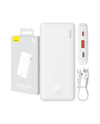 BASEUS POWERBANK AIRPOW 10000MAH 20W (BIAŁY)