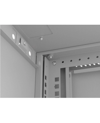 Landberg Szafa instalacyjna Rack wisząca 19'' 9U 540x350 szara Drzwi przeszklone Lanberg (flat pack)