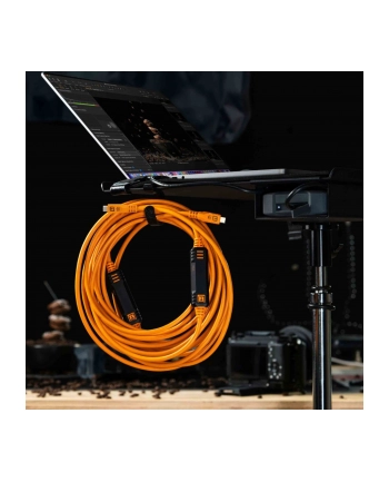 Tether Tools TetherPro USB-C Optima 10G prosto pomarancz 4,6m