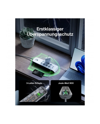 Belkin listwa zasilajaca 8-fach 2 Meter kabel BSV804vf2M-V2