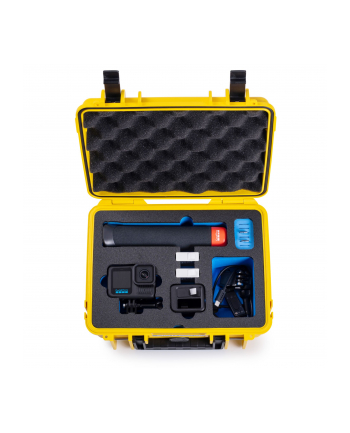 b'amp;w international B'amp;W action.case PP.41 gelb    dla GoPro Hero 9-13