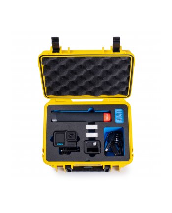b'amp;w international B'amp;W action.case PP.66 gelb    dla GoPro Hero 9-13