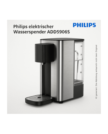 Philips Elektr. Wasserspender ADD5906S Schwarz/Edelstahl nr 1