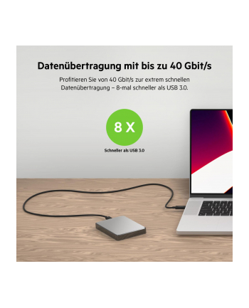 Belkin Thunderbolt 4-Kabel USB-C pasywn 40Gb 100W 1m INZ003bt1MBK