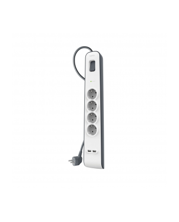 Belkin Steckdosenleiste 4-fach + 2xUSB-A, 2m kabel BSV401vf2M-V2
