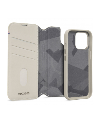 Decoded Leather Detachable Wallet iPhone 15 Pro Max Clay