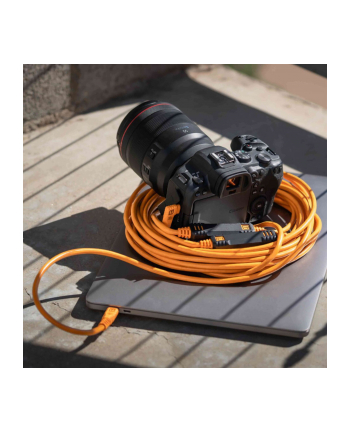 Tether Tools TetherPro USB-C Optima 10G prawo pomarancz 9,4m
