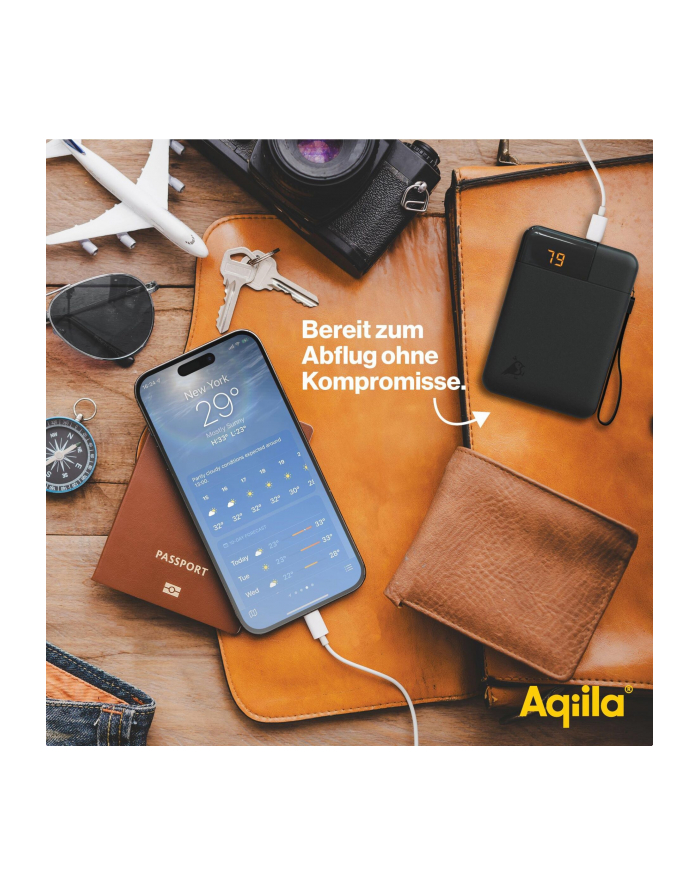 Aqiila Powerbird B5 Powerbank 12W czarny 5.000 mAh główny