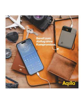 Aqiila Powerbird B5 Powerbank 12W zielony 5.000 mAh