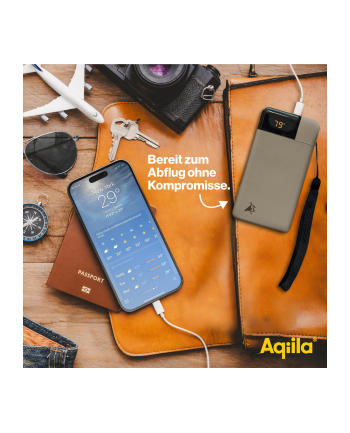 Aqiila Powerbird B10 Powerbank 20W zielony 10.000 mAh