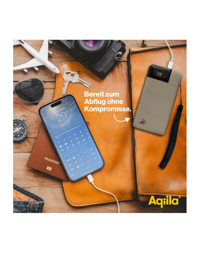 Aqiila Powerbird B10 Powerbank 20W zielony 10.000 mAh główny