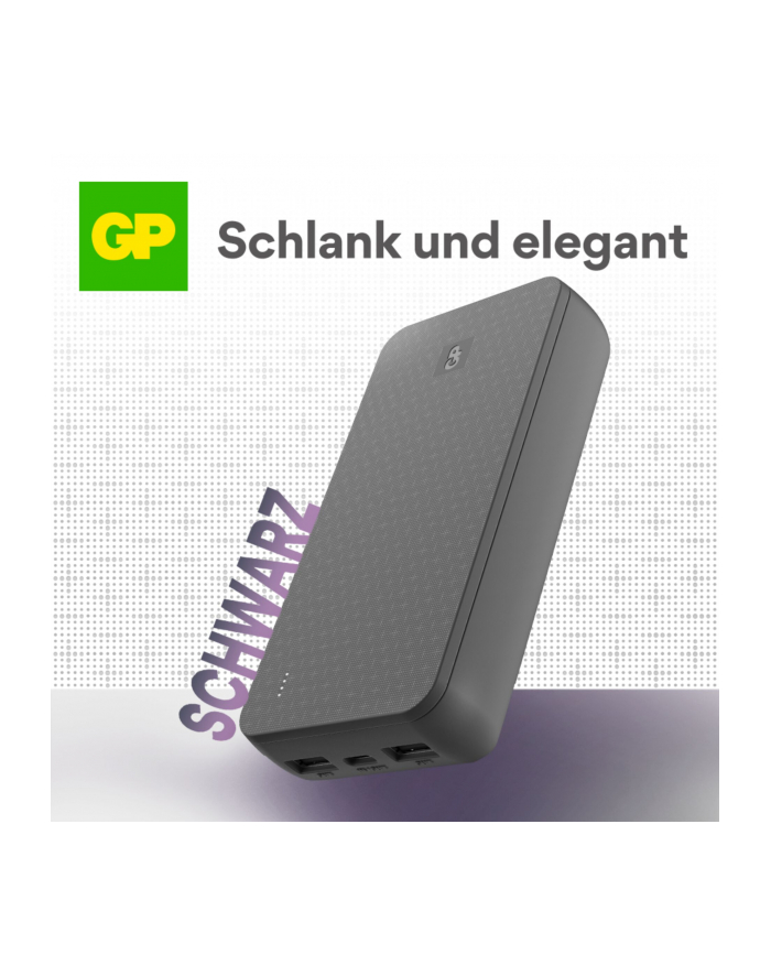 gp batteries GP PowerBank B+ seria 20000 mAh czarny główny