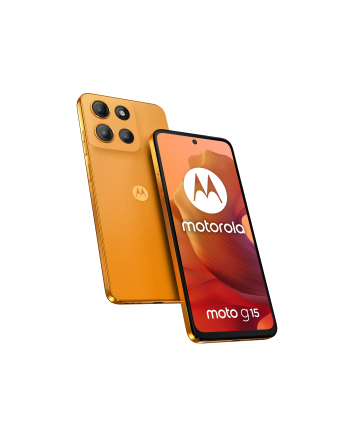 Motorola moto g15 sunrise orange