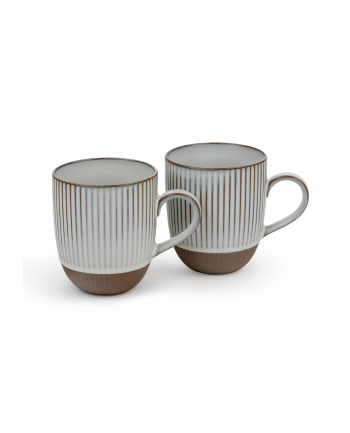 1x2 Bredemeijer Mugs Ingo  450ml Tassen fajans biale Str.147081