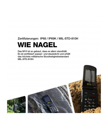 agm mobile AGM M10 Klapper (4G) Rugged