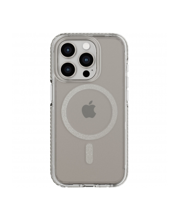 Tech21 Evo Crystal Do Iphone'A 15 Pro Kompatybilne Z Magsafe Etui Chroniące Przed Uderzeniami Naturalny Tytan