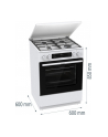 gorenje Kuchnia gazowo-elektryczna GK6C5WF - nr 6