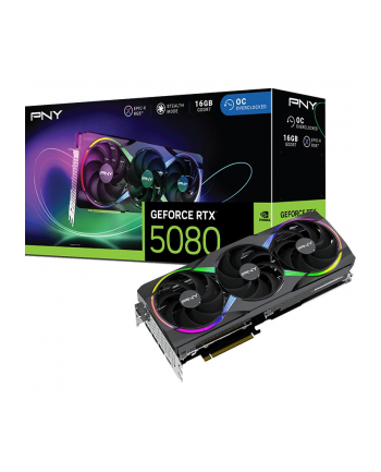 pny Karta graficzna GeForce RTX 5080 OC ARGB 3F 16GB 256-bit 960GB/s nr 1