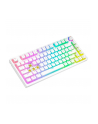 Klawiatura mechaniczna bezprzewodowa SAVIO PHENIX WHITE Gateron Yellow, Pudding - nr 14