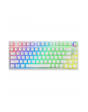 savio Klawiatura mechaniczna bezprzewodowa PHENIX WHITE Gateron Red Pro, Pudding - nr 1