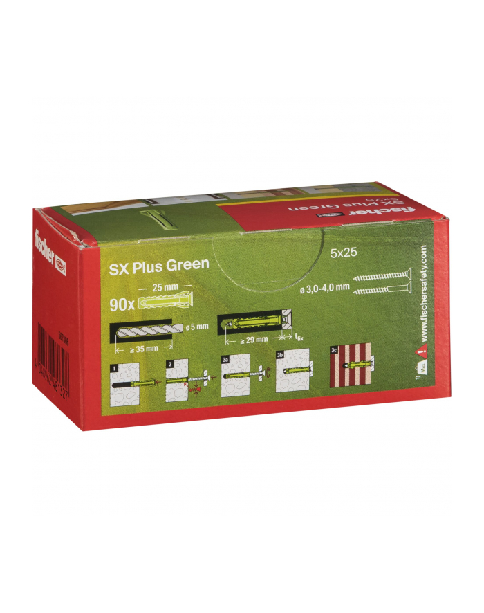 Fischer Dübel SX Plus Green 5x25 główny