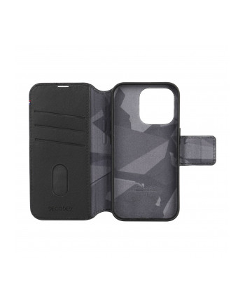 Decoded Detachable Wallet skórzana obudowa Magsafe do iPhone 15 Pro (D24IPO15PDW5BK)