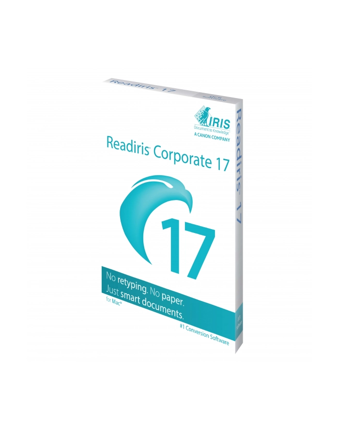 IRIS Readiris Corporate17 1 License - ESD,Mac,1 License,OCR główny