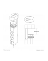 neomounts Listwa biurkowa DS22-840WH6 230/USB/USB-C biała - nr 33
