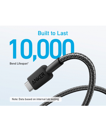 anker Kabel 322 USB-A do USB-C oplot 1.8m czarny