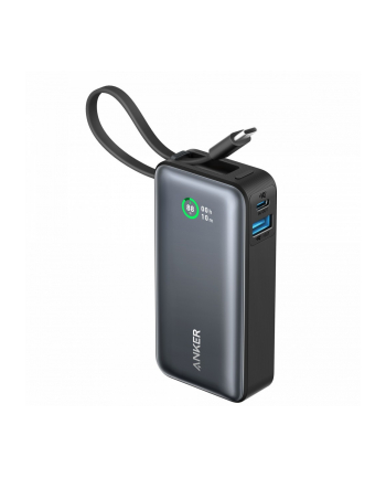 anker Powerbank 545 NANO 30W 10000mAh z wbudowanym kablem USB-C, czarny
