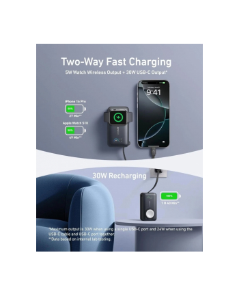 anker Powerbank Apple Watch MagGo 10000mAh czarny