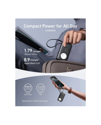 anker Powerbank Apple Watch MagGo 10000mAh czarny