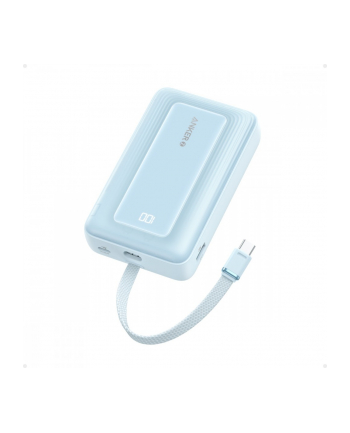 anker Powerbank ZOLO 20000mAh 30W wbudowany kabel USB-C, niebieski