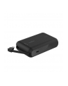 belkin PowerBank BoostCharge 10k mAh 20w wbudowany kabel-C, port-C, czarny - nr 2