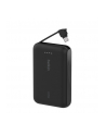 belkin PowerBank BoostCharge 10k mAh 20w wbudowany kabel-C, port-C, czarny - nr 6