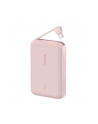belkin PowerBank BoostCharge 10k mAh 20w wbudowany kabel-C, port-C, różowy - nr 5