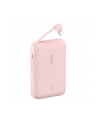 belkin PowerBank BoostCharge 10k mAh 20w wbudowany kabel-C, port-C, różowy - nr 6