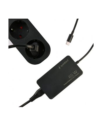 gembird Ładowarka uniwersalna 65W USB-C FC czarna
