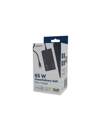 gembird Ładowarka uniwersalna 65W USB-C FC czarna