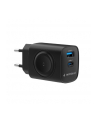 gembird Ładowarka USB-A USB-C 20W PowerDelivery Quick Charge 3.0, czarna - nr 1