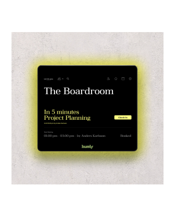 Humly Solutions Ab System Rezerwacji Sal Room Display [1Szt.] (HUM1001) nr 2