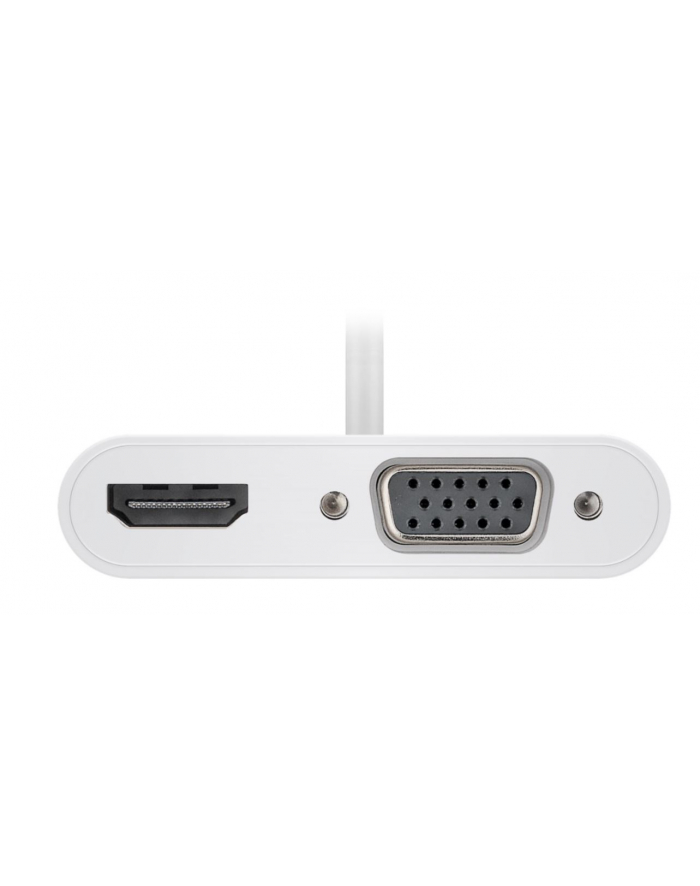 Goobay Adapter USB USB-C multiport adapter HDMI + VGA + PD 100 W White (52418) główny