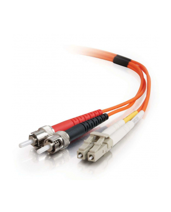 CablesToGo 2m LC/ST LSZH Duplex 62.5/125 Multimode Fibre Patch Cable (85272)