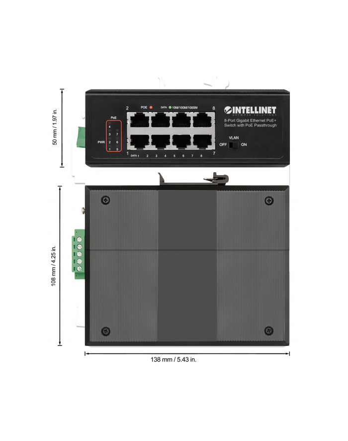 Intellinet - Switch - 1 Gbps - Amount of ports: (561624) główny