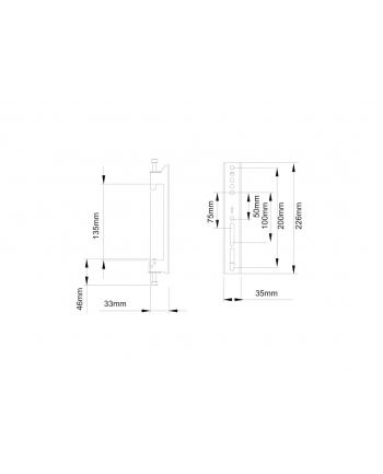 MULTIBRACKETS M PRO SERIES - FIXED ARMS 200MM