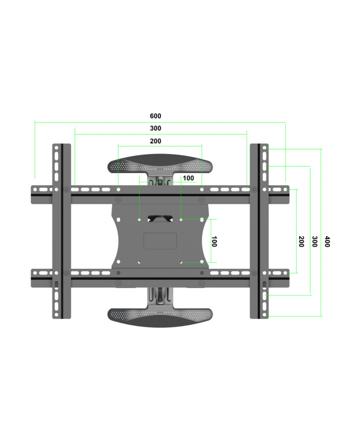 Multibrackets M Flexarm Series Single Portrait 30 kg 55 100 x 100 mm (7350105212307) główny